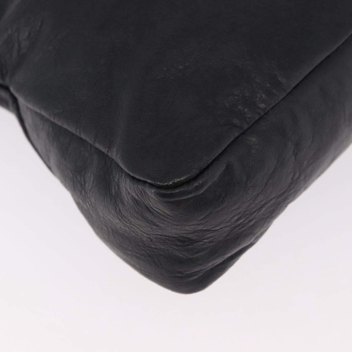 BALENCIAGA The First Hand Bag Leather 2way Black 103208 Auth 185399SAM