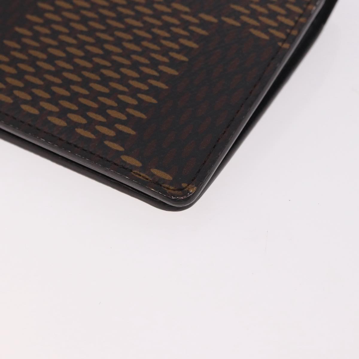LOUIS VUITTON Damier Ebene Giant LV × NIGO Portefeuille Braza Auth 185414SAV