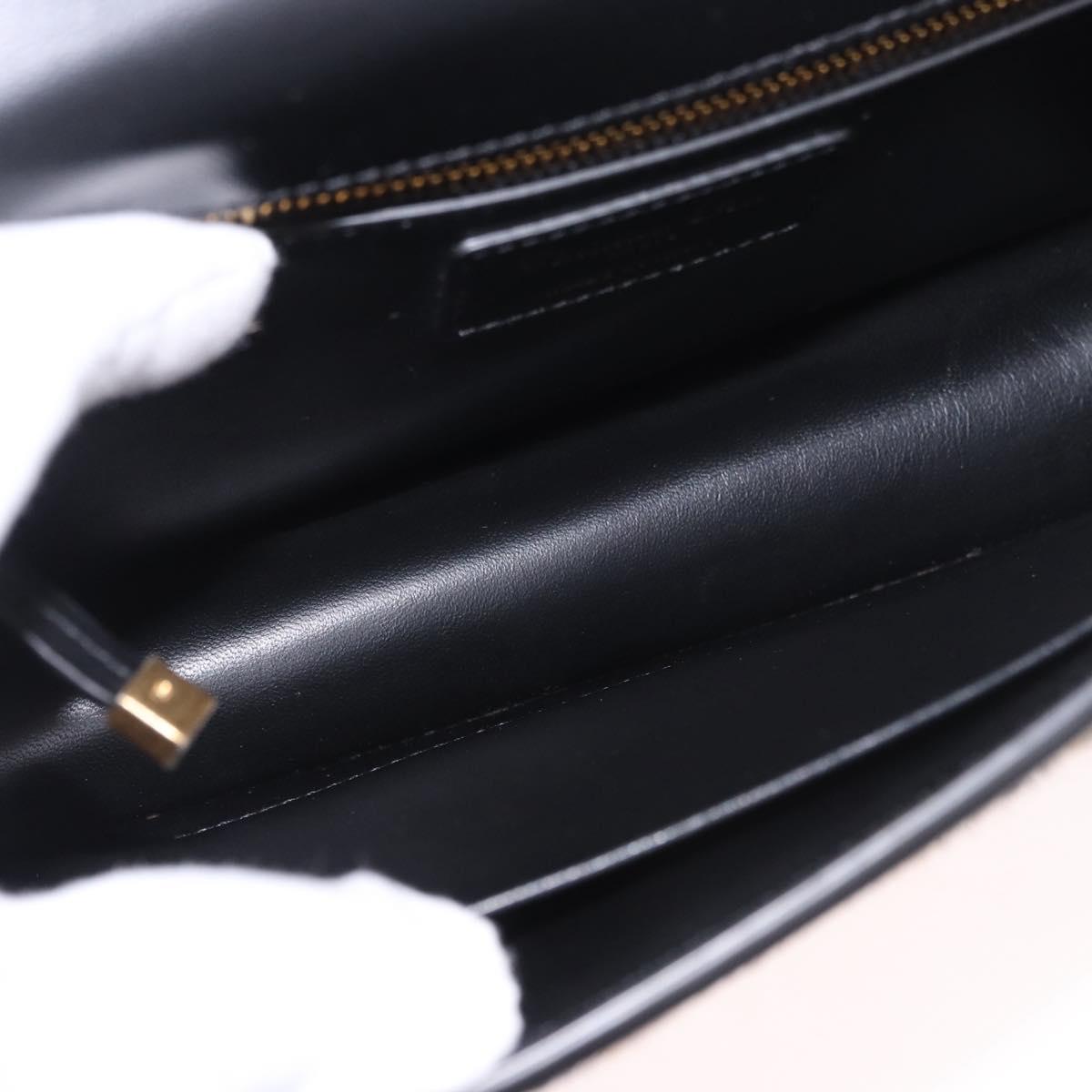 Christian Dior 30 Montaigne Shoulder Bag Harako leather Brown Gold Auth 185424SM