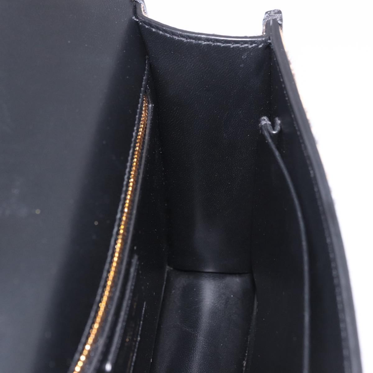 Christian Dior 30 Montaigne Shoulder Bag Harako leather Brown Gold Auth 185424SM