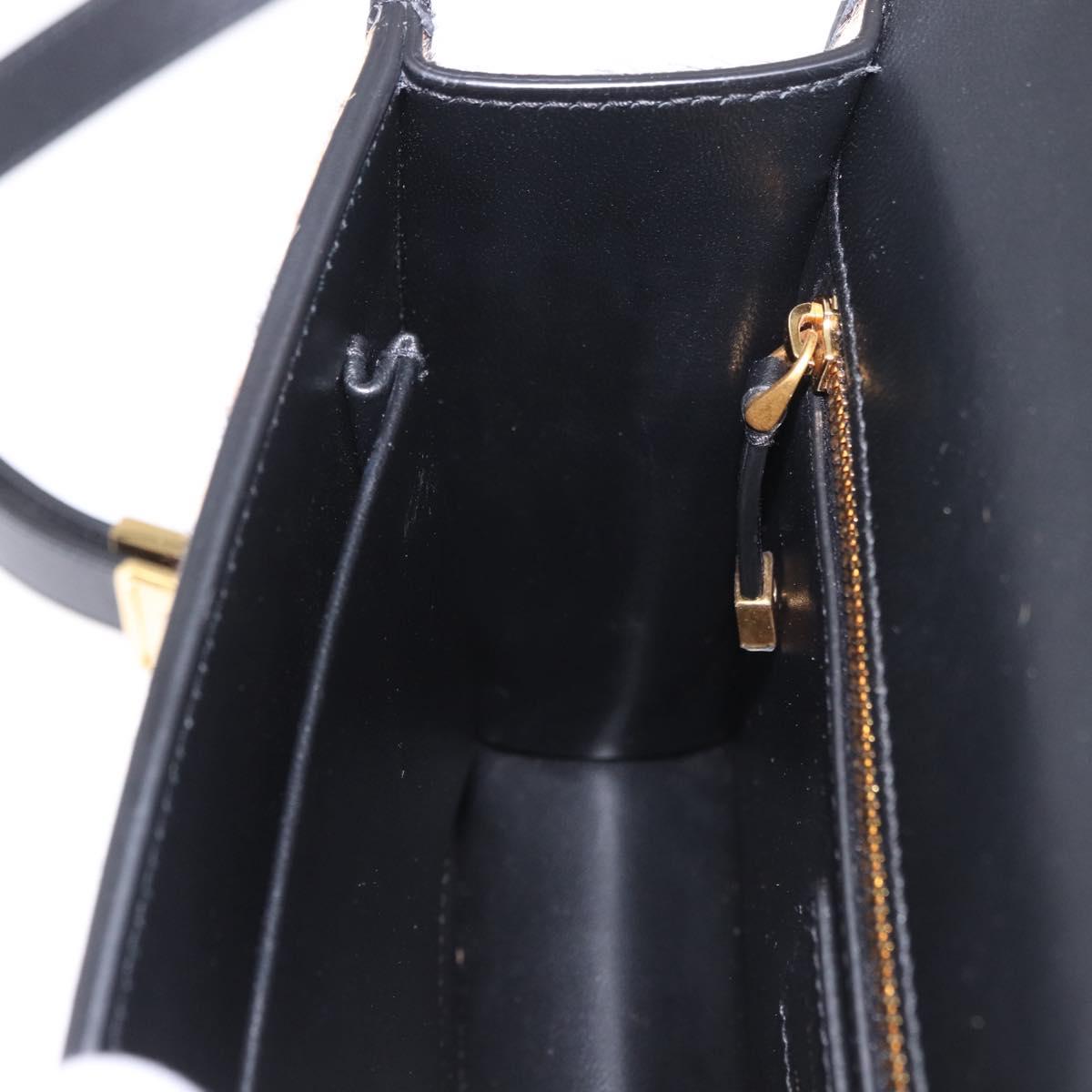 Christian Dior 30 Montaigne Shoulder Bag Harako leather Brown Gold Auth 185424SM