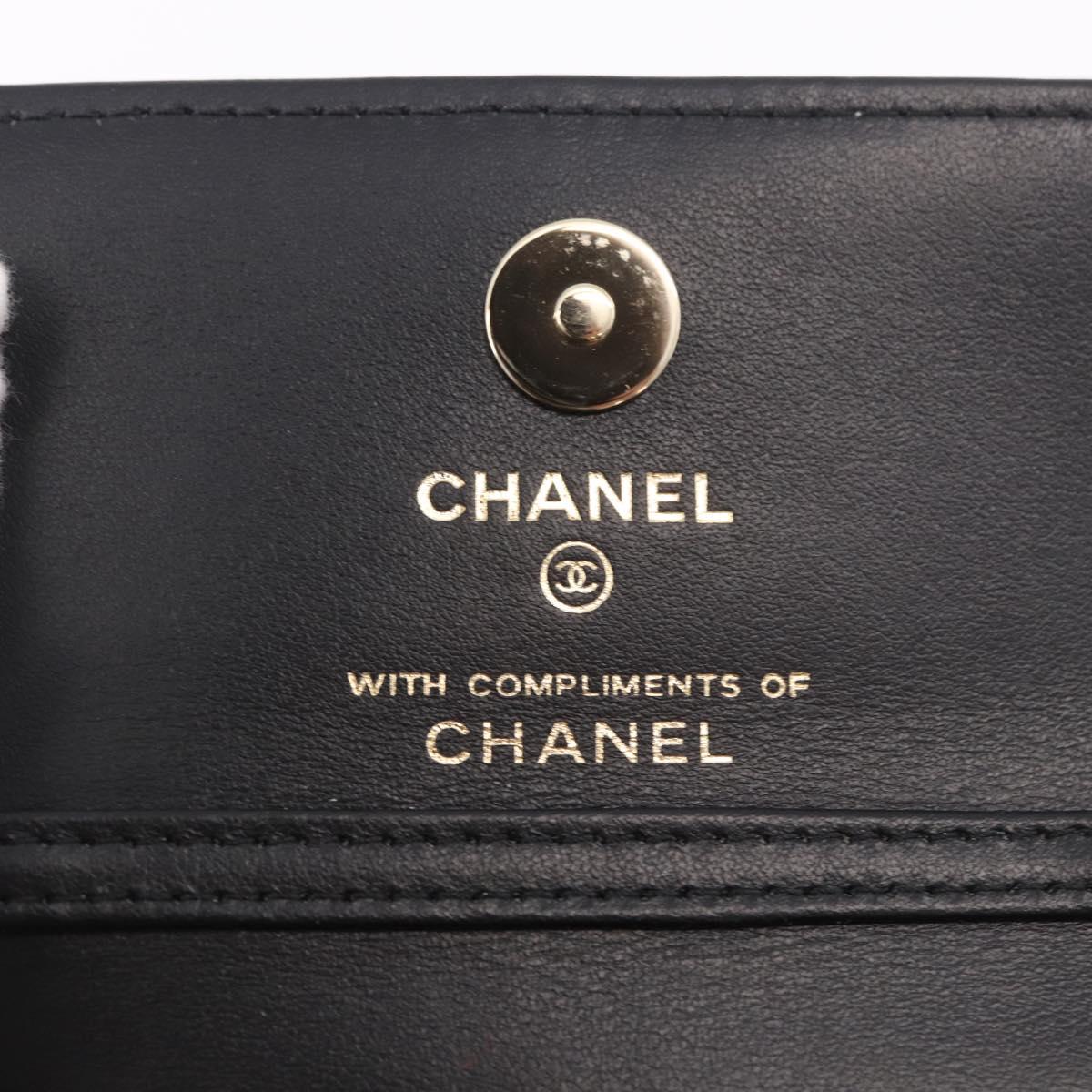 CHANEL Chain Shoulder Pouch Mini Matelasse 12 Satin Beige Gold CC Auth 185440M