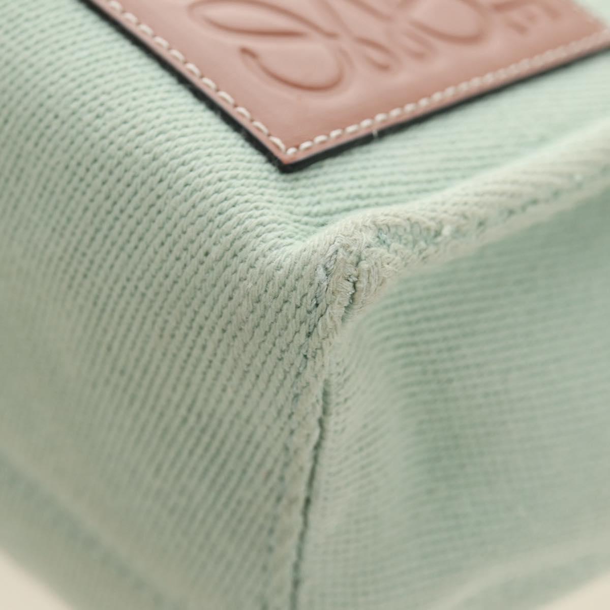 LOEWE Cushion Tote Bag Canvas Green Auth 185464V