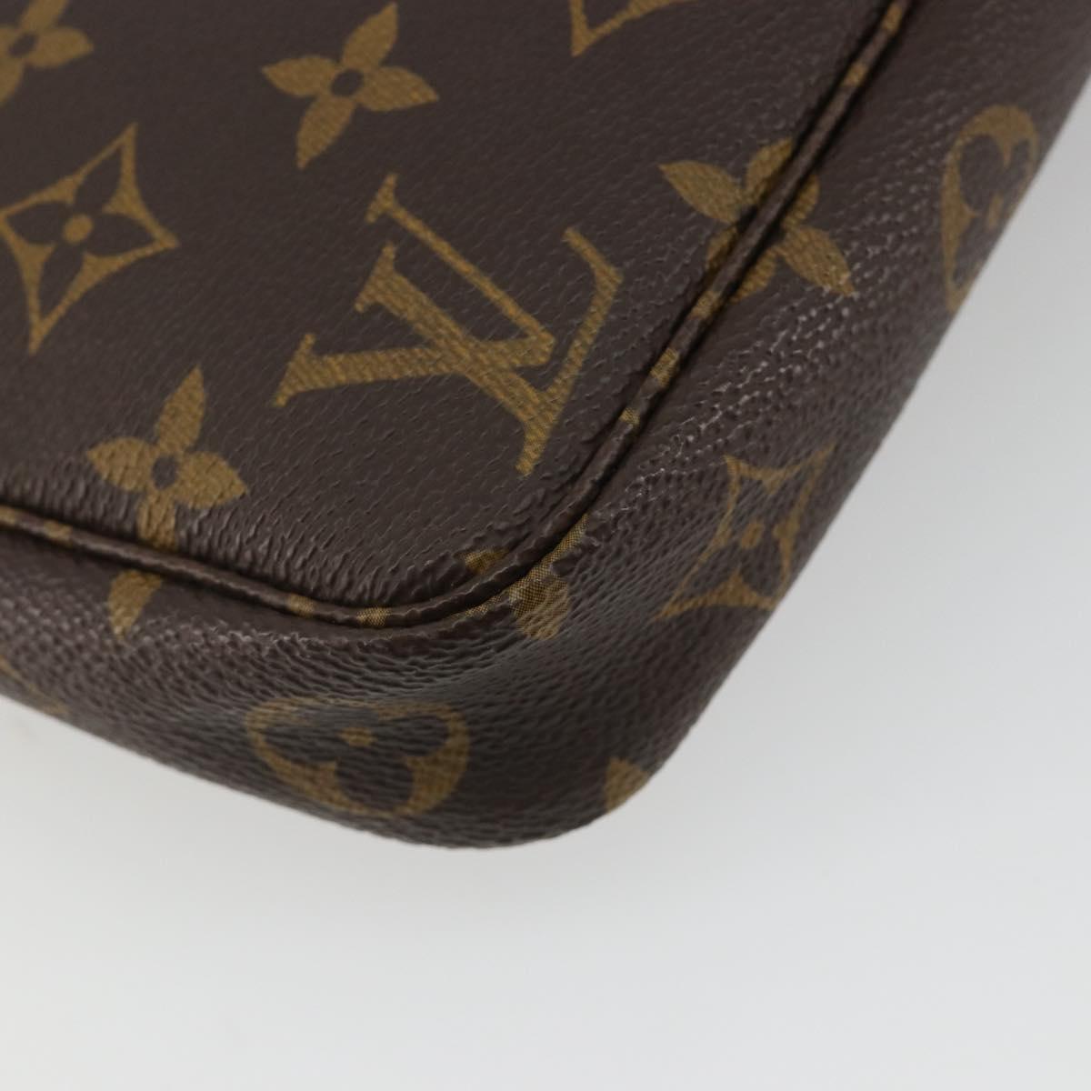 LOUIS VUITTON Monogram Pochette Accessoires Pouch M51980 LV Auth 185469A