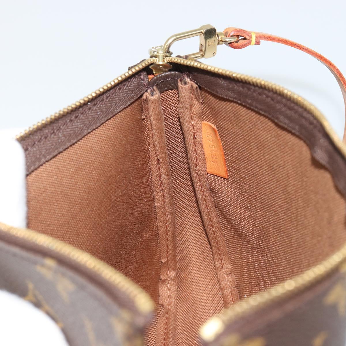 LOUIS VUITTON Monogram Pochette Accessoires Pouch M51980 LV Auth 185469A