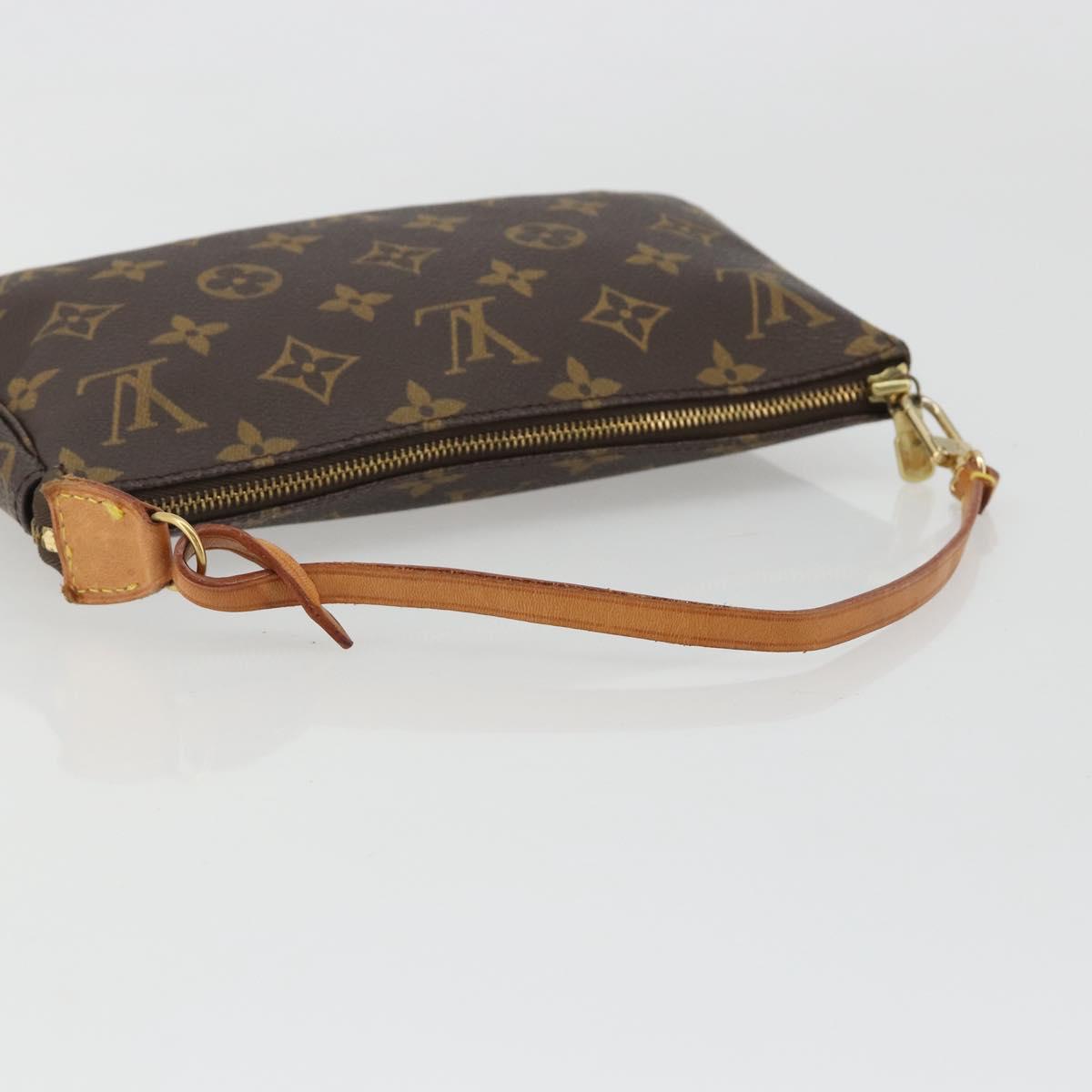 LOUIS VUITTON Monogram Pochette Accessoires Pouch M51980 LV Auth 185469A