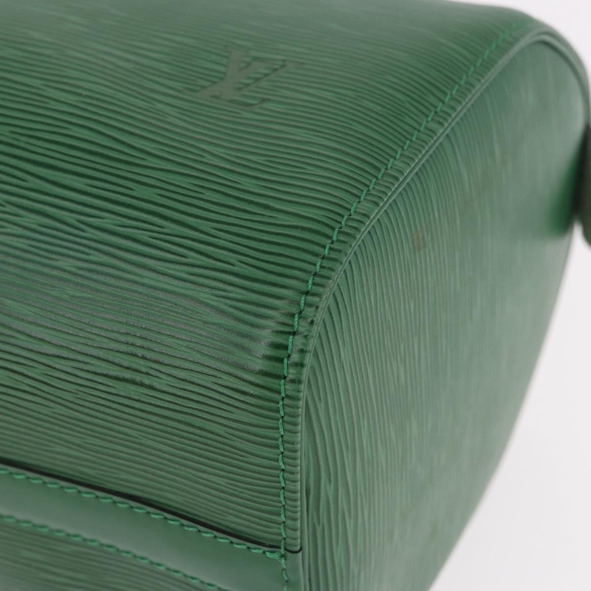 LOUIS VUITTON Epi Speedy 25 Hand Bag Borneo Green M43014 LV Auth 185470SAV