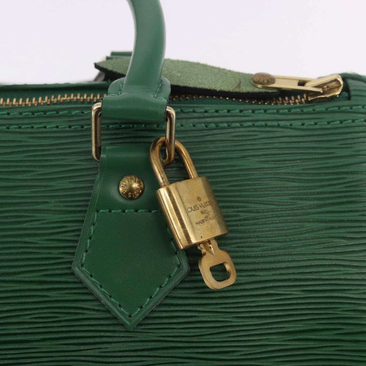 LOUIS VUITTON Epi Speedy 25 Hand Bag Borneo Green M43014 LV Auth 185470SAV