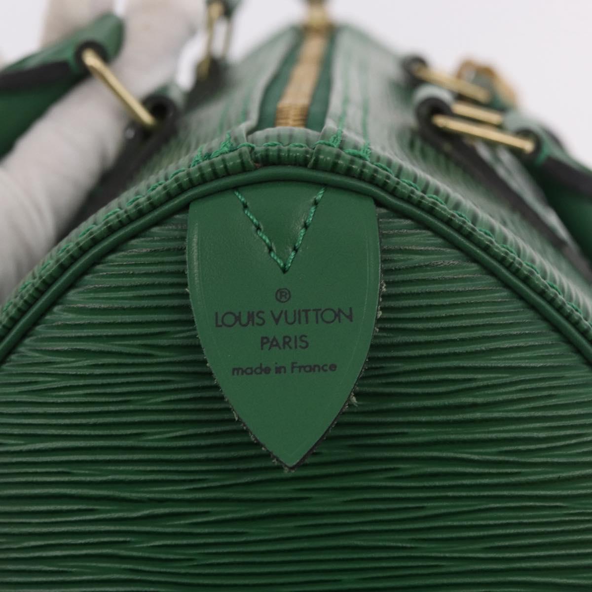 LOUIS VUITTON Epi Speedy 25 Hand Bag Borneo Green M43014 LV Auth 185470SAV