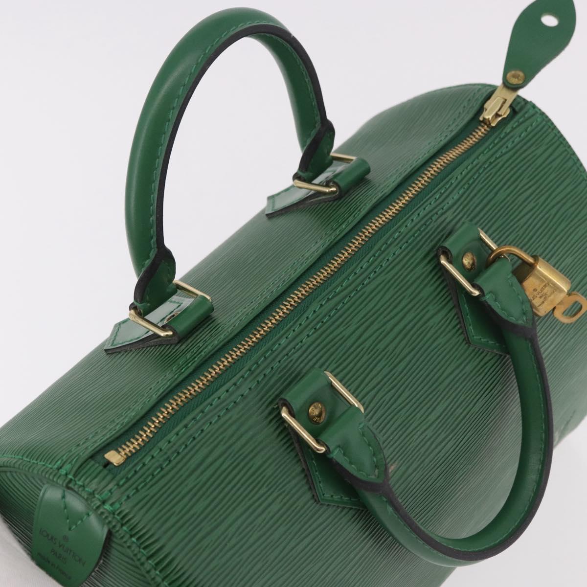 LOUIS VUITTON Epi Speedy 25 Hand Bag Borneo Green M43014 LV Auth 185470SAV