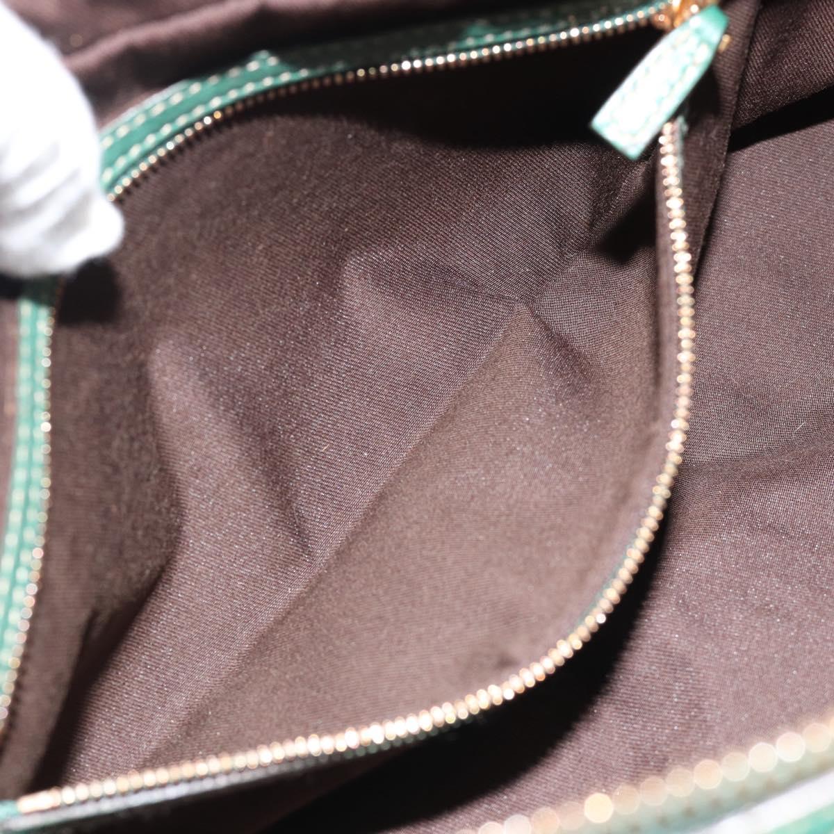 GUCCI GG Canvas Guccissima Isetan's 120th Anniversary Green Auth 185474SAM