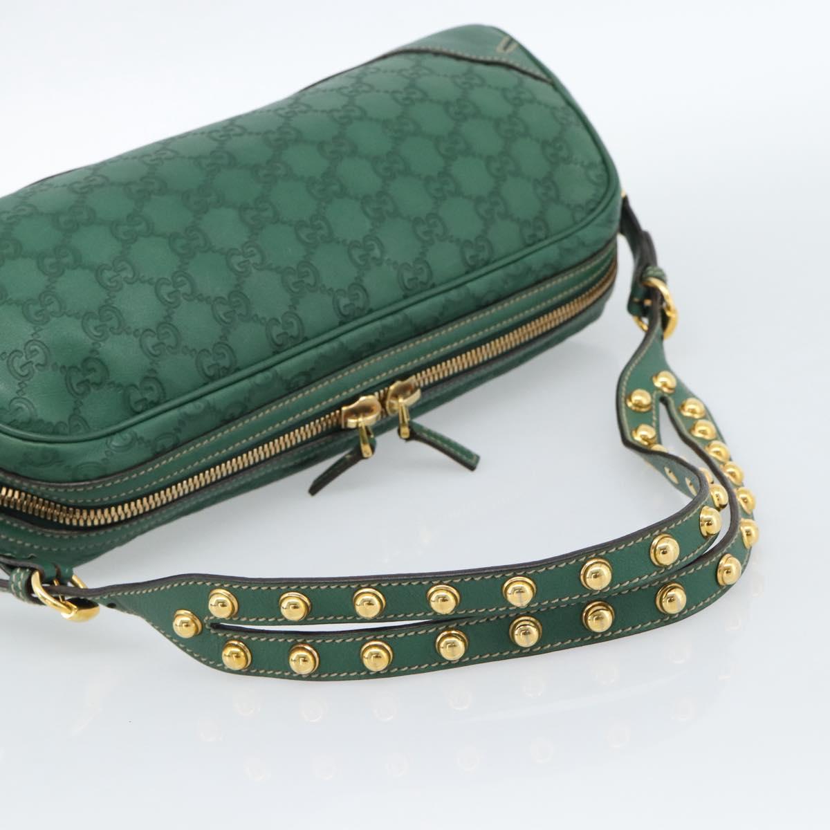 GUCCI GG Canvas Guccissima Isetan's 120th Anniversary Green Auth 185474SAM