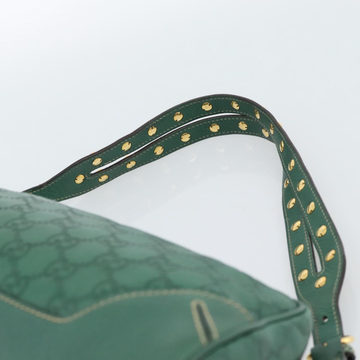 GUCCI GG Canvas Guccissima Isetan's 120th Anniversary Green Auth 185474SAM