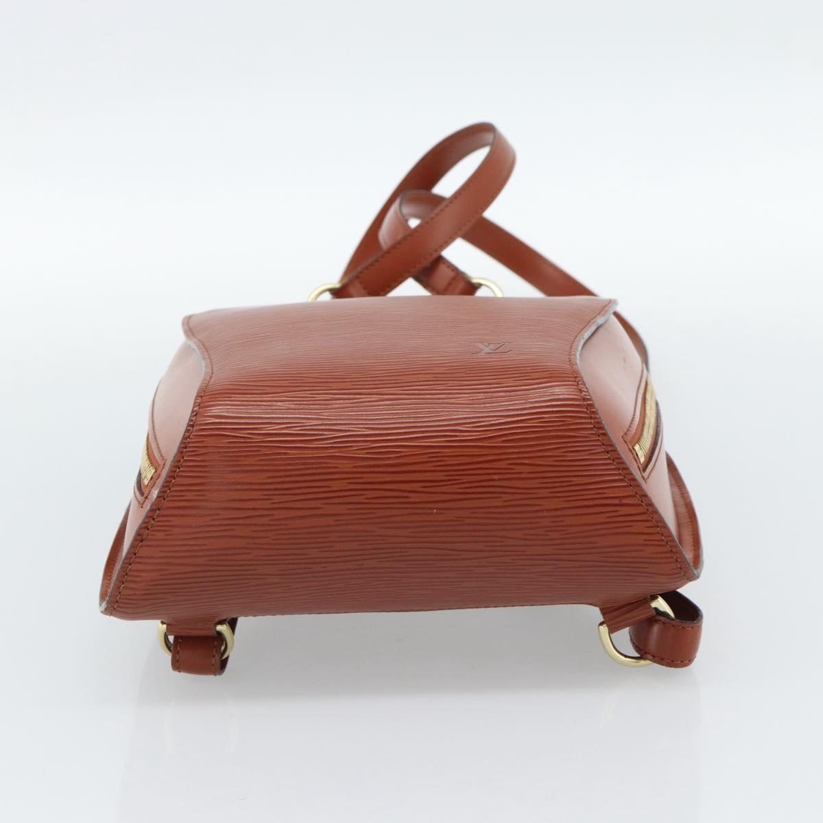 LOUIS VUITTON Epi Mabillon Backpack Brown M52233 LV Auth 185479
