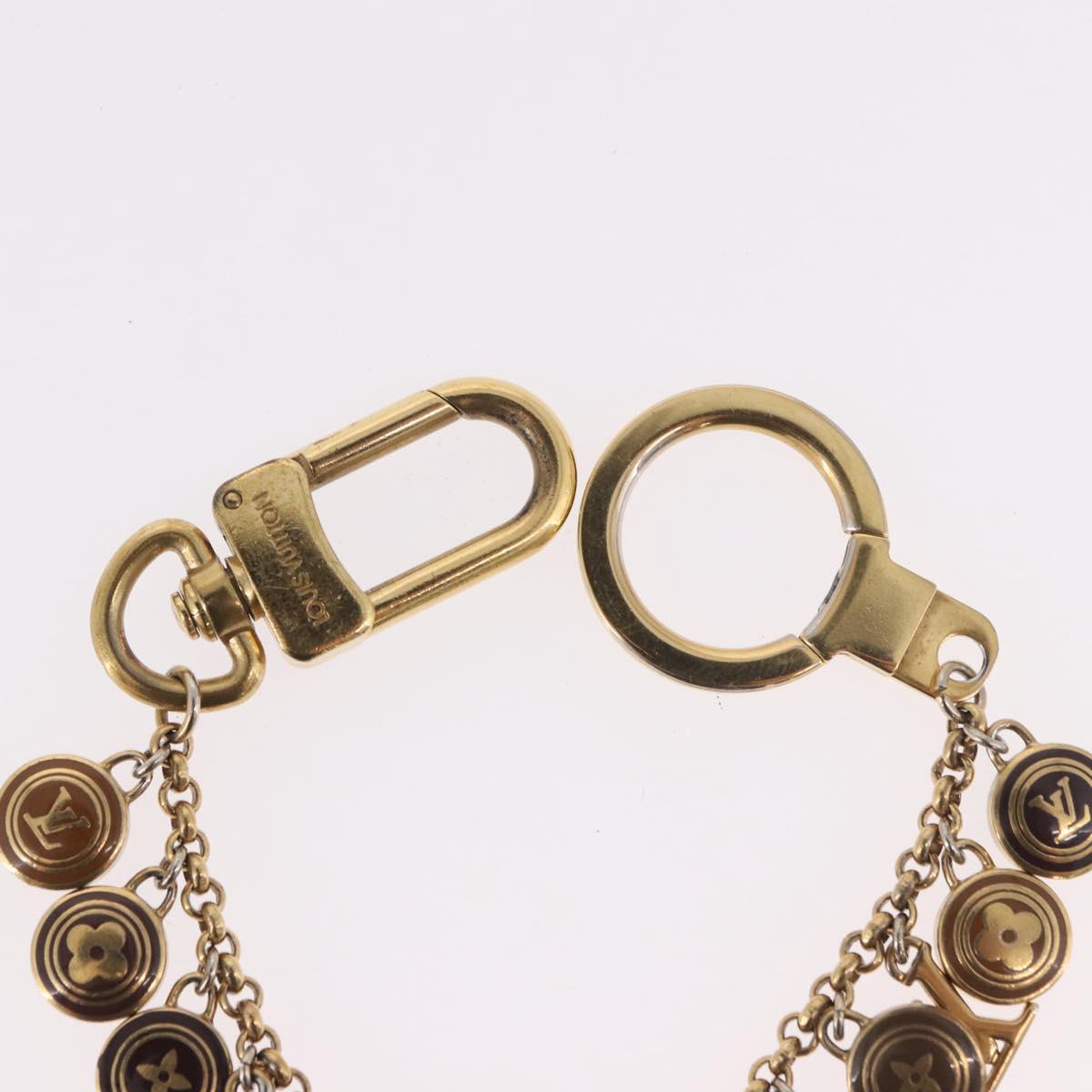 LOUIS VUITTON Porte Cles Chainne Pastille Key Holder metal M65386 LV Auth 185485