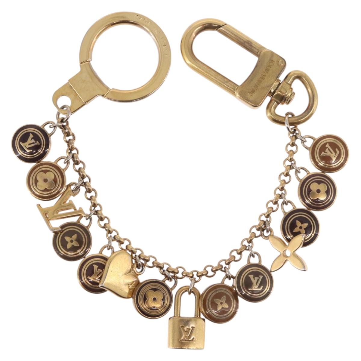 LOUIS VUITTON Porte Cles Chainne Pastille Key Holder metal M65386 LV Auth 185485