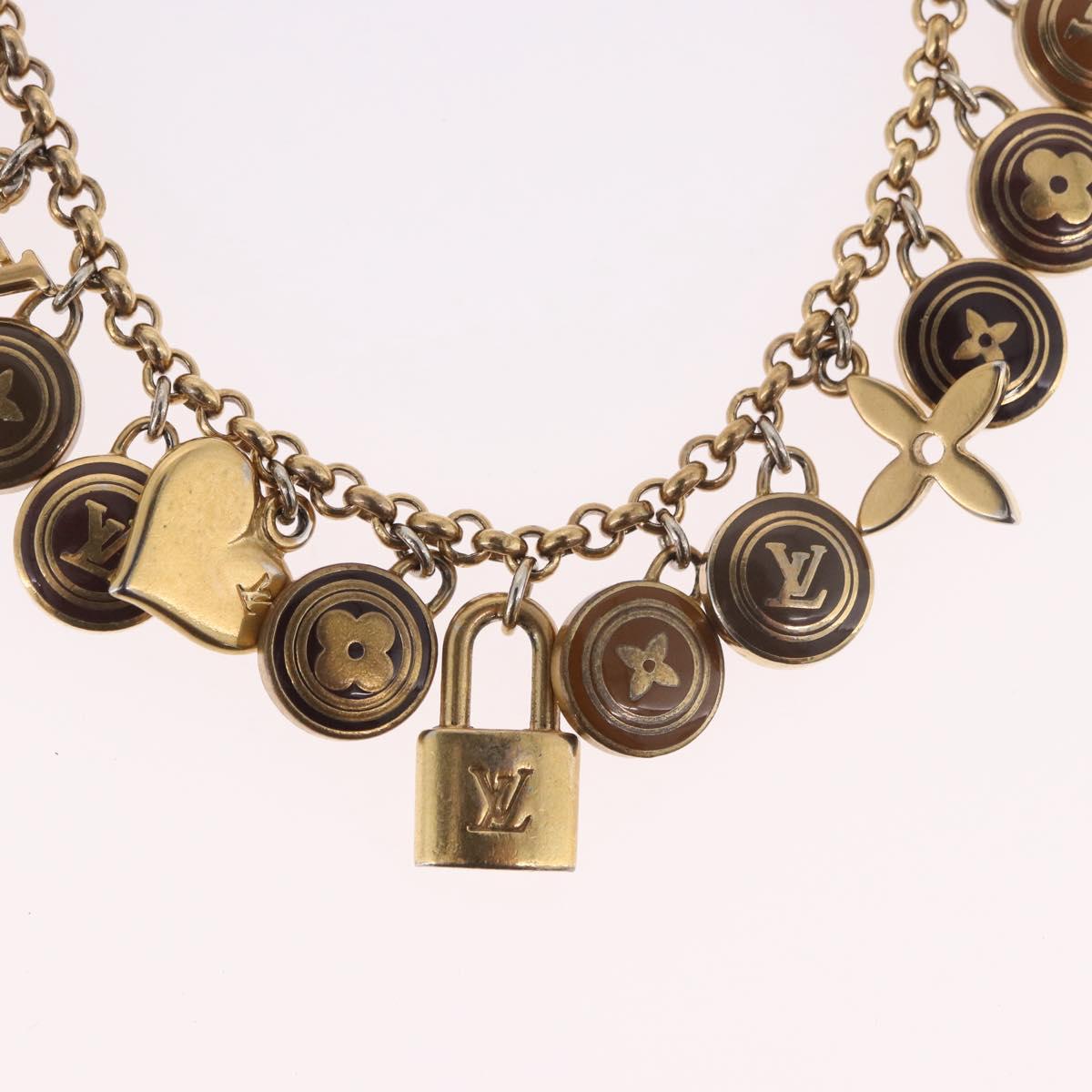 LOUIS VUITTON Porte Cles Chainne Pastille Key Holder metal M65386 LV Auth 185485
