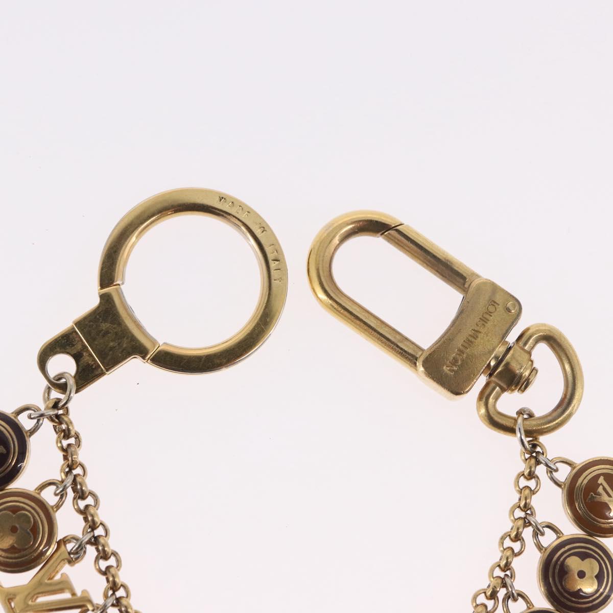 LOUIS VUITTON Porte Cles Chainne Pastille Key Holder metal M65386 LV Auth 185485