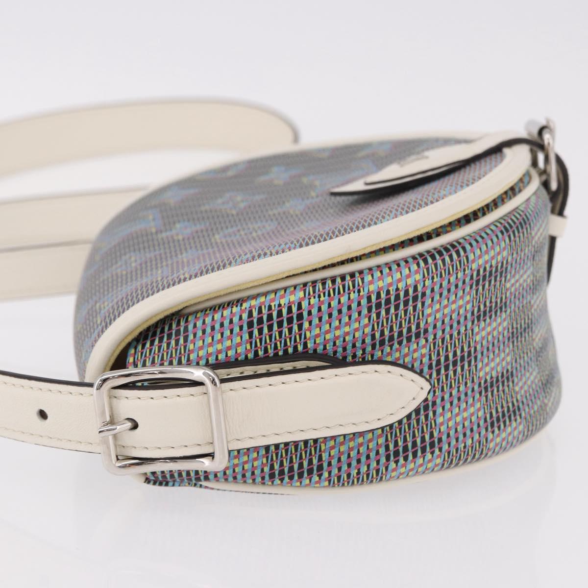 LOUIS VUITTON Monogram LV Pop Tumbutan Shoulder Bag Blue LV Auth 185489SAM