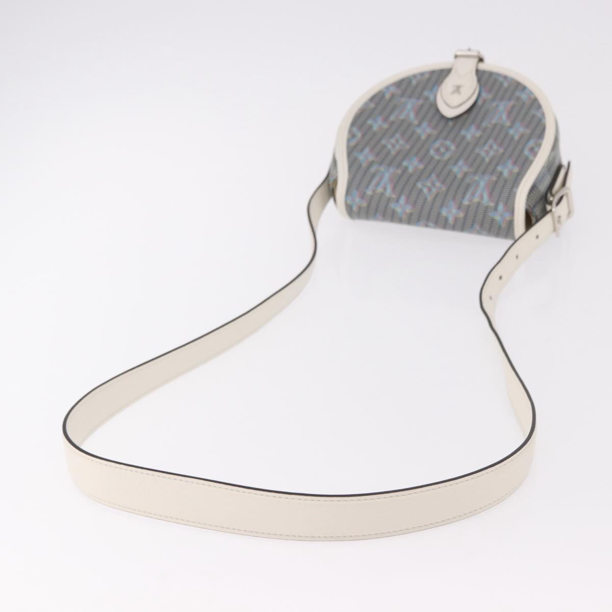 LOUIS VUITTON Monogram LV Pop Tumbutan Shoulder Bag Blue LV Auth 185489SAM