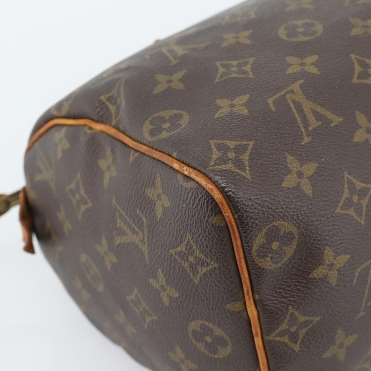 LOUIS VUITTON Monogram Speedy 25 Hand Bag M41528 LV Auth 185496