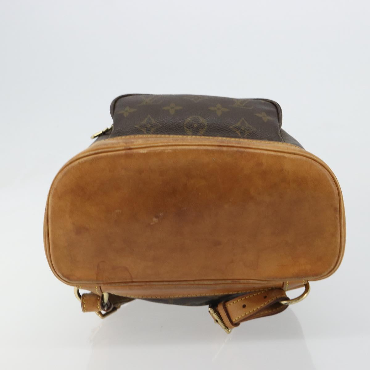 LOUIS VUITTON Monogram Montsouris PM Backpack M51137 LV Auth 185497