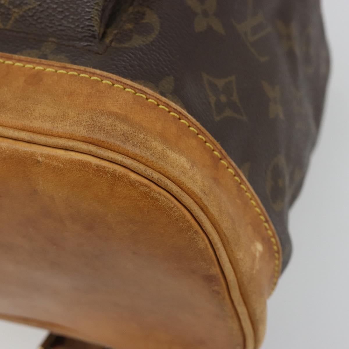 LOUIS VUITTON Monogram Montsouris PM Backpack M51137 LV Auth 185497