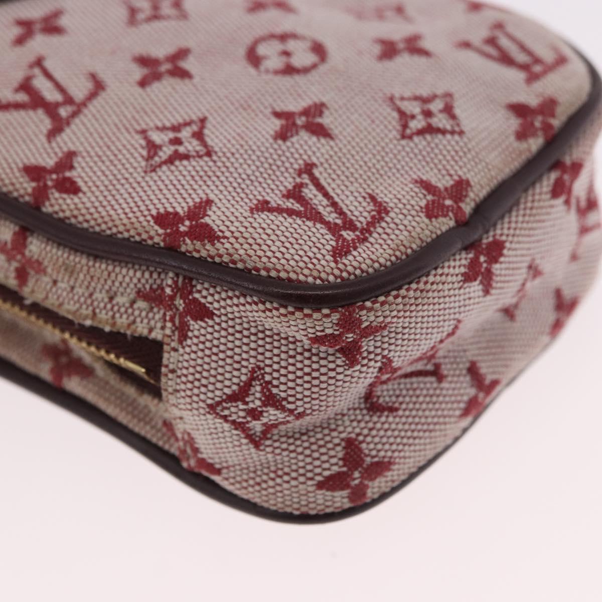 LOUIS VUITTON Monogram Mini US Digital Pouch Red M60001 LV Auth 185511