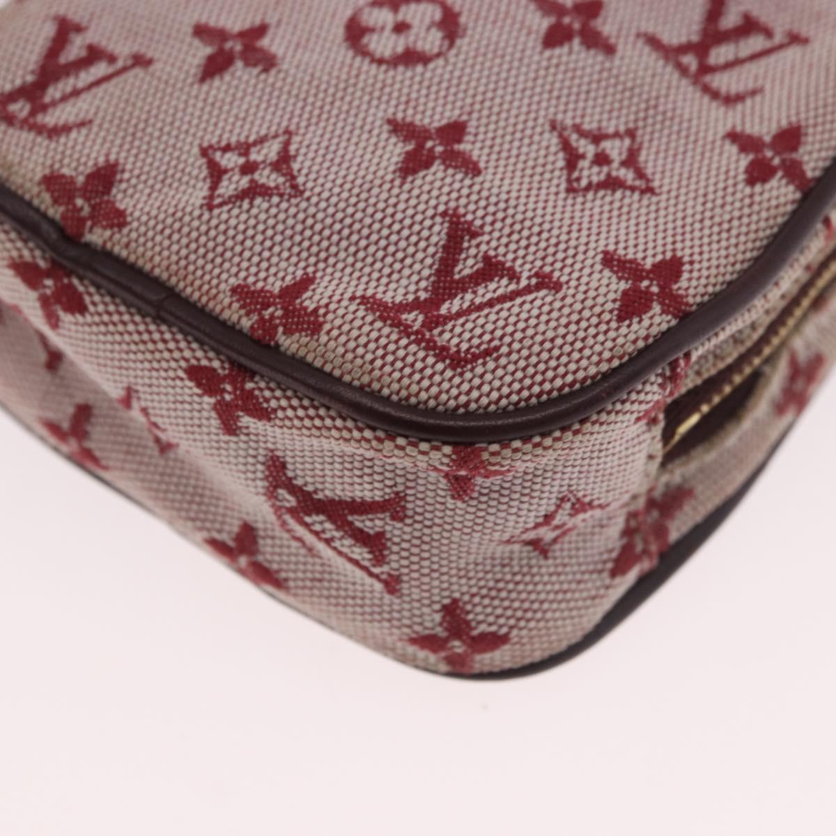 LOUIS VUITTON Monogram Mini US Digital Pouch Red M60001 LV Auth 185511