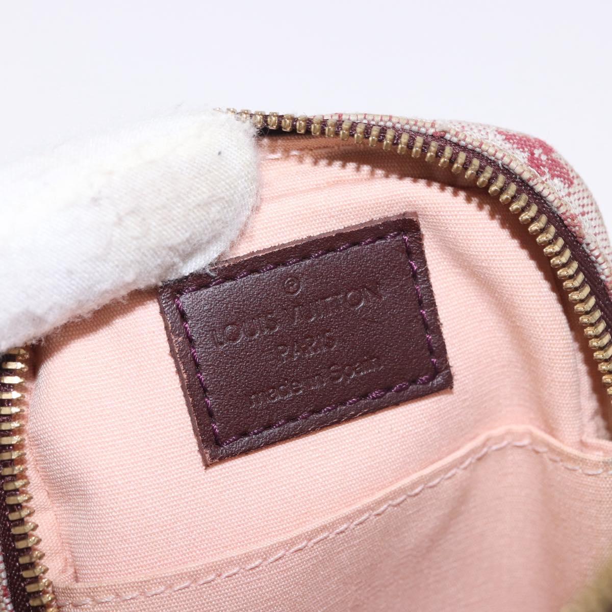 LOUIS VUITTON Monogram Mini US Digital Pouch Red M60001 LV Auth 185511