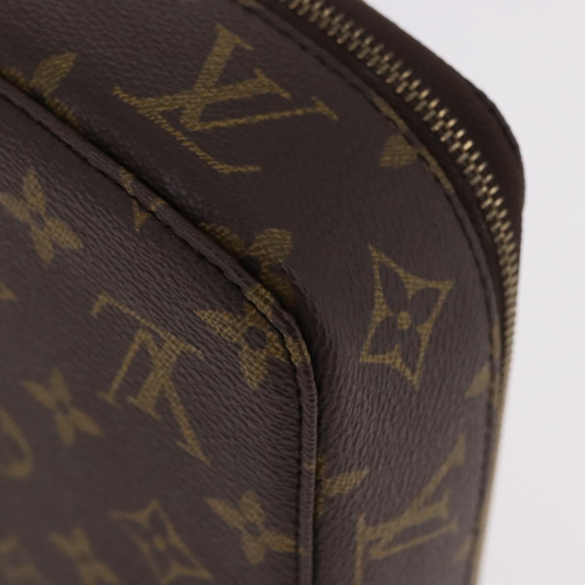 LOUIS VUITTON Monogram Pochette Monte Carlo Jewelry Box M47350 LV Auth 185514