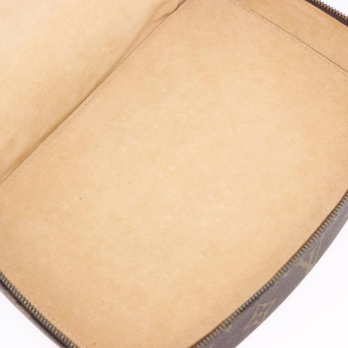 LOUIS VUITTON Monogram Pochette Monte Carlo Jewelry Box M47350 LV Auth 185514