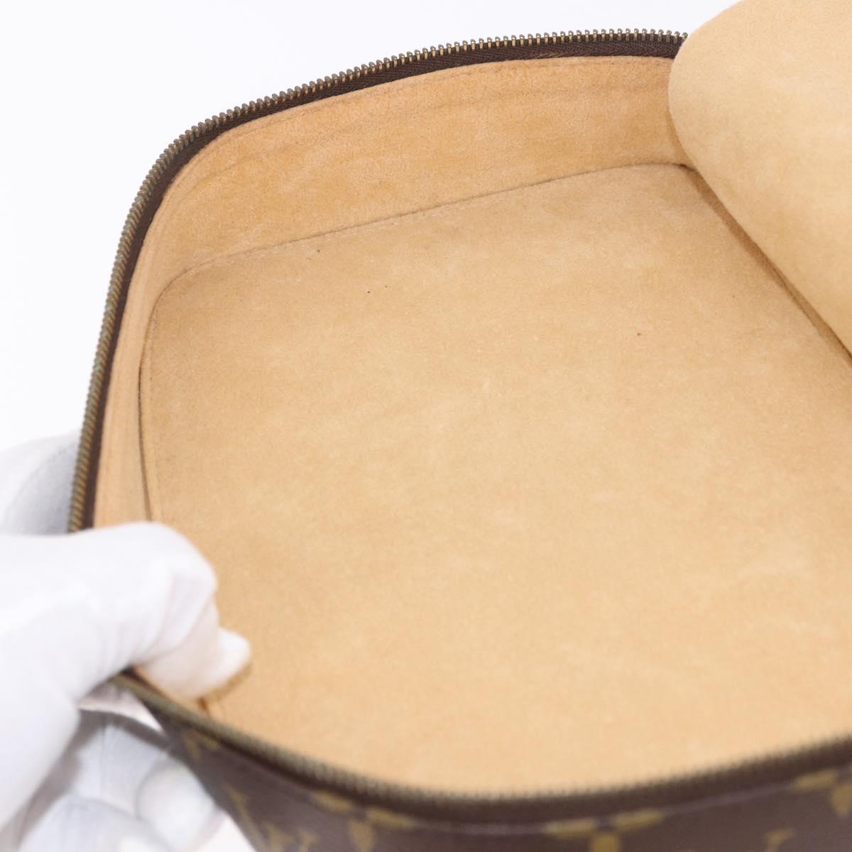 LOUIS VUITTON Monogram Pochette Monte Carlo Jewelry Box M47350 LV Auth 185514