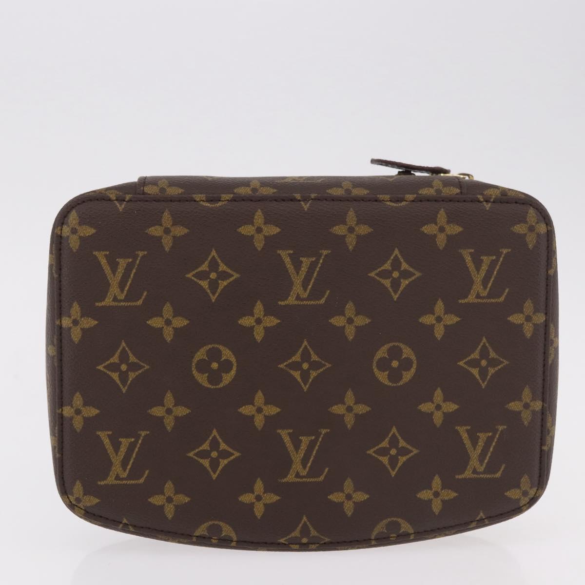 LOUIS VUITTON Monogram Pochette Monte Carlo Jewelry Box M47350 LV Auth 185514