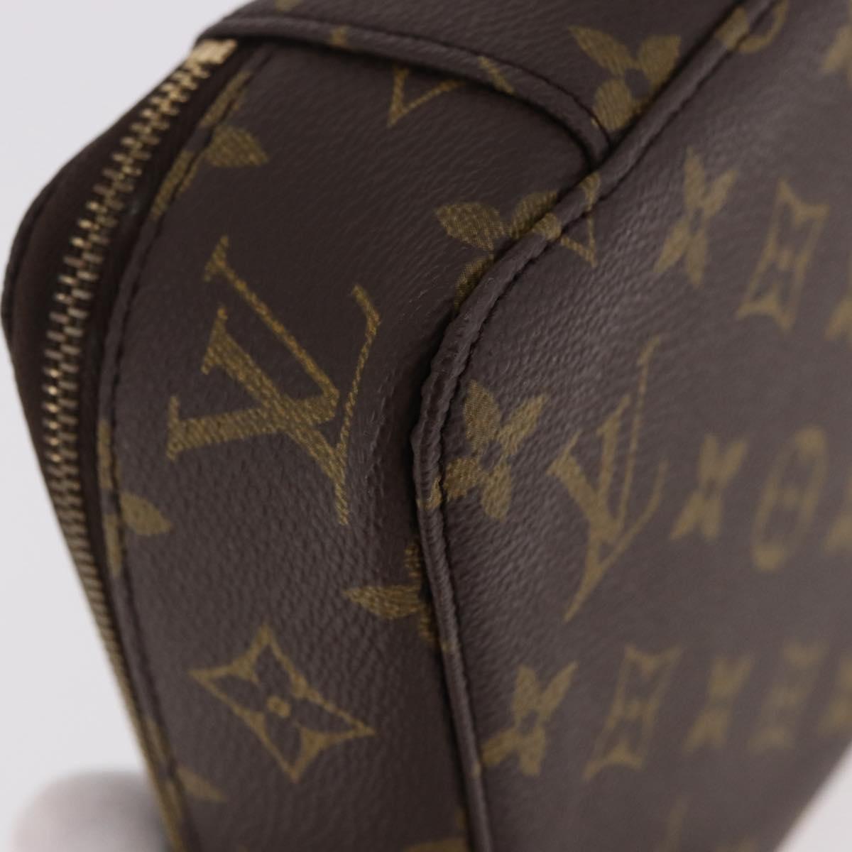 LOUIS VUITTON Monogram Pochette Monte Carlo Jewelry Box M47350 LV Auth 185514