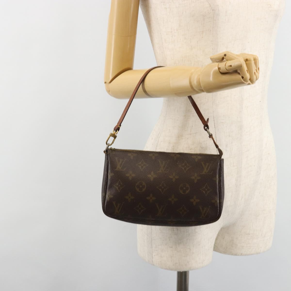 LOUIS VUITTON Monogram Pochette Accessoires Accessory Pouch M51980 Auth 185524