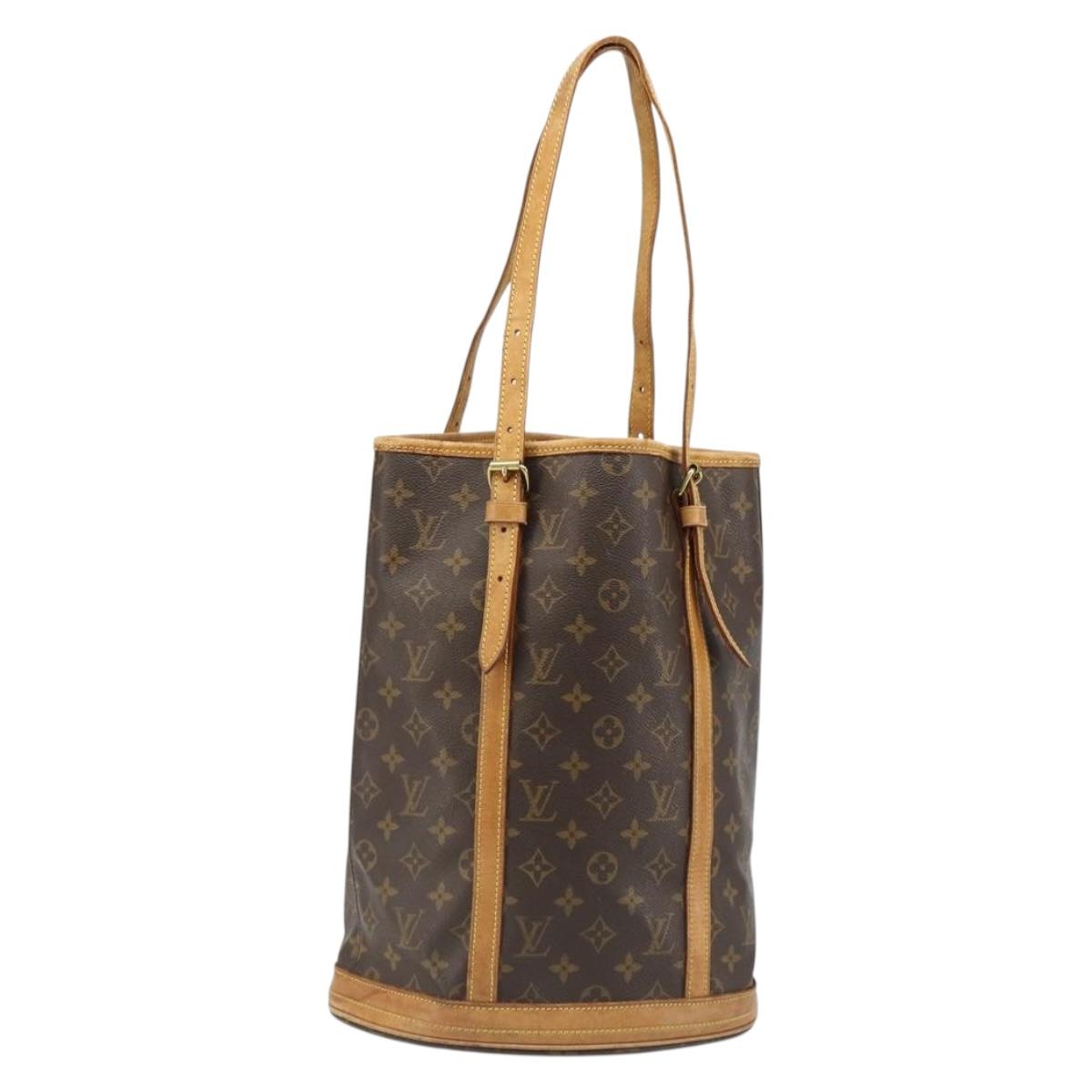 LOUIS VUITTON Monogram Bucket GM Shoulder Bag M42236 LV Auth 185527