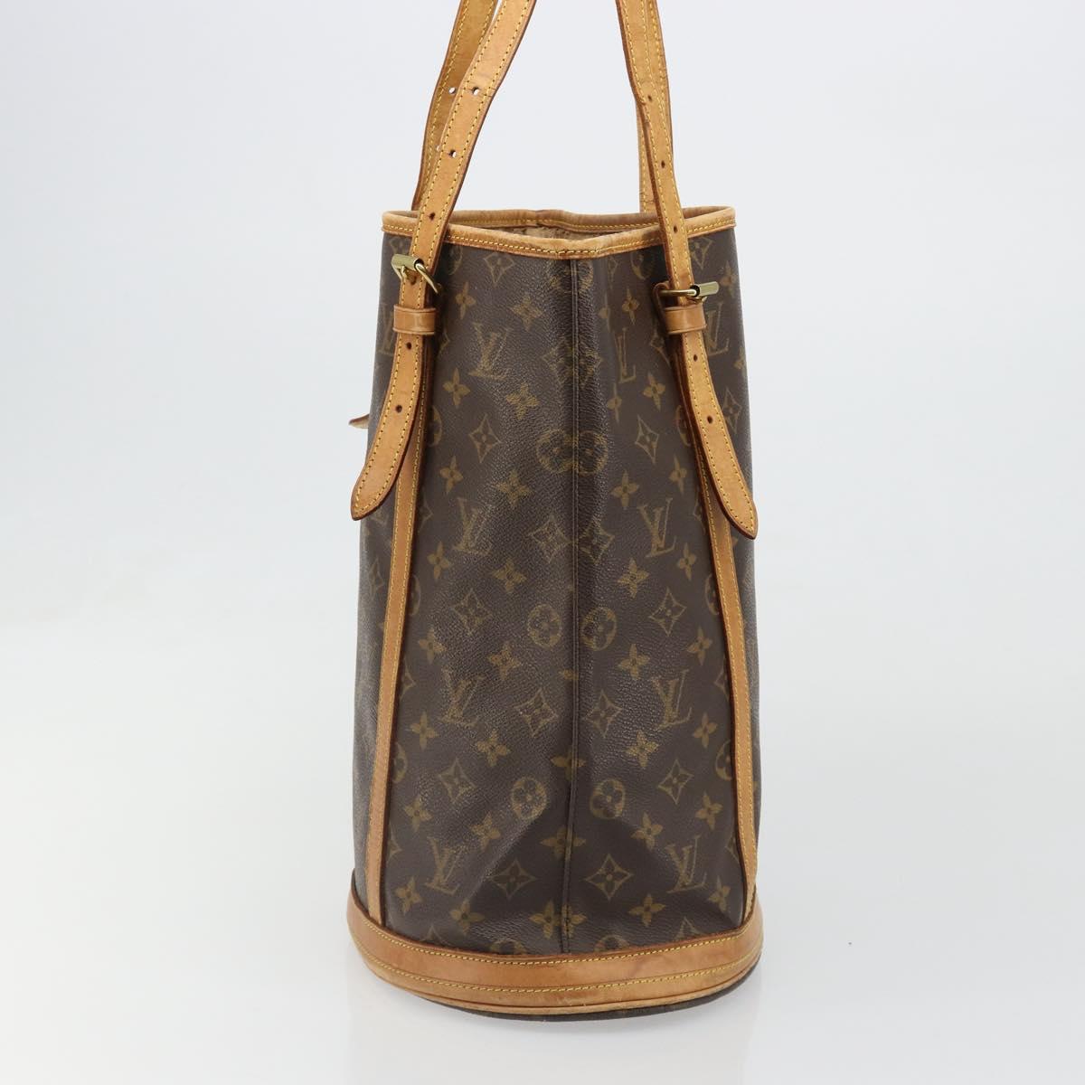 LOUIS VUITTON Monogram Bucket GM Shoulder Bag M42236 LV Auth 185527