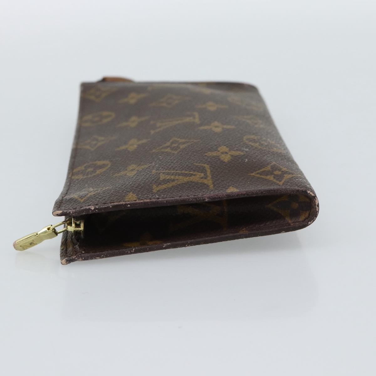 LOUIS VUITTON Monogram Bucket GM Accessory Pouch LV Auth 185528
