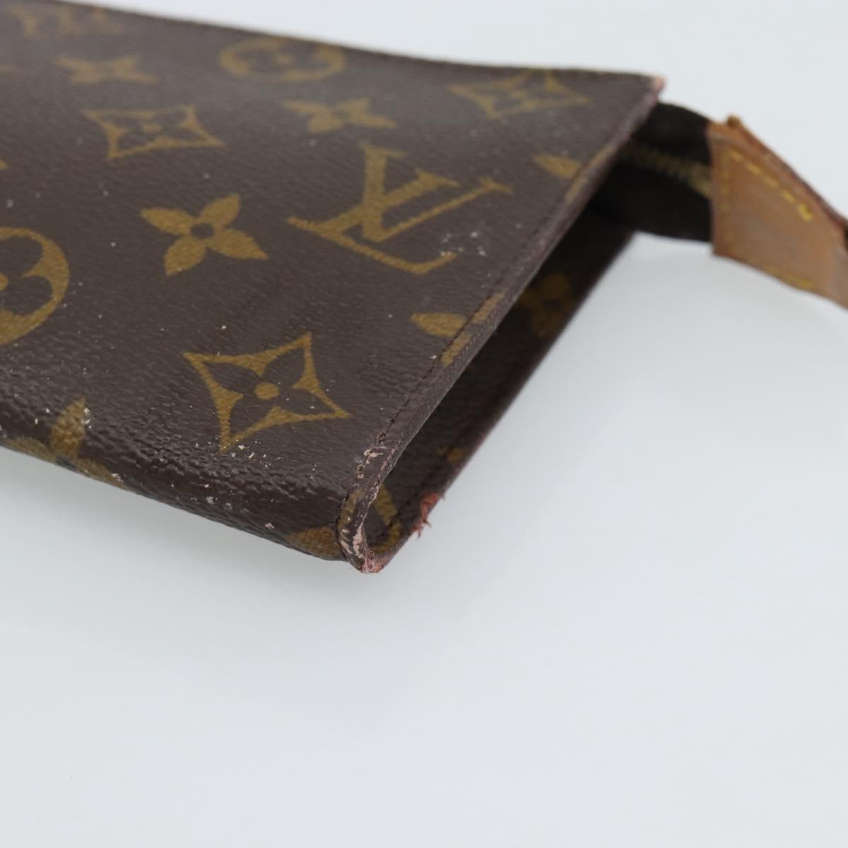 LOUIS VUITTON Monogram Bucket GM Accessory Pouch LV Auth 185528