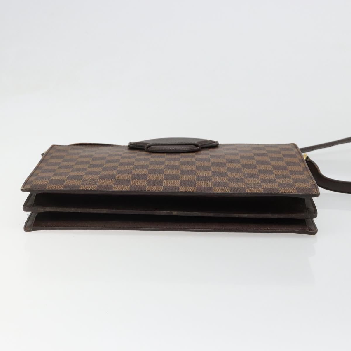 LOUIS VUITTON Damier Ebene Kurcell Shoulder Bag LV Auth 185530A
