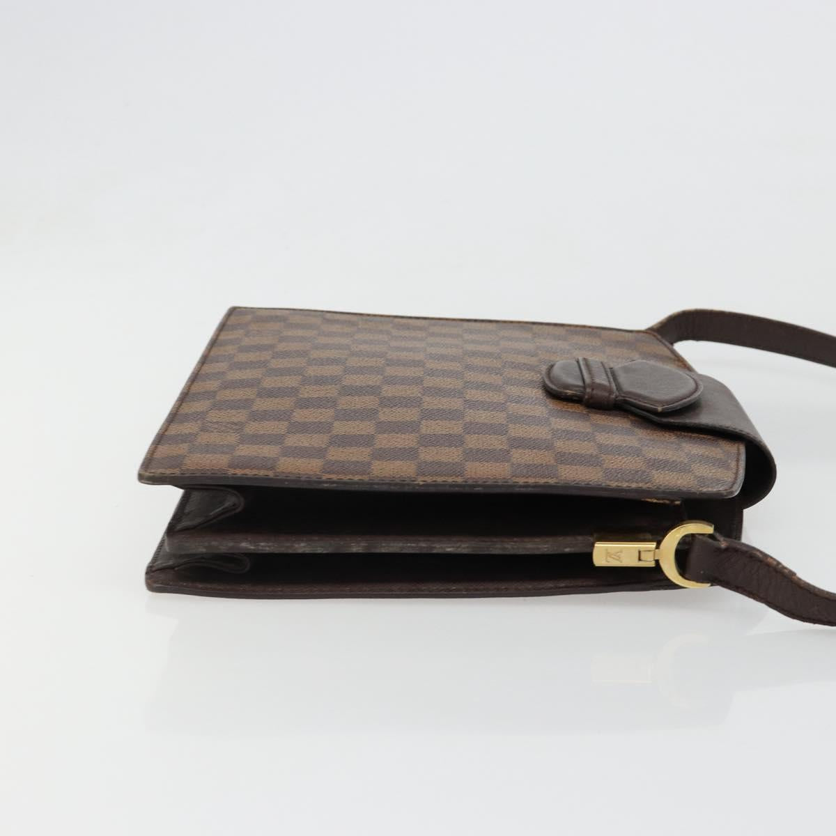 LOUIS VUITTON Damier Ebene Kurcell Shoulder Bag LV Auth 185530A