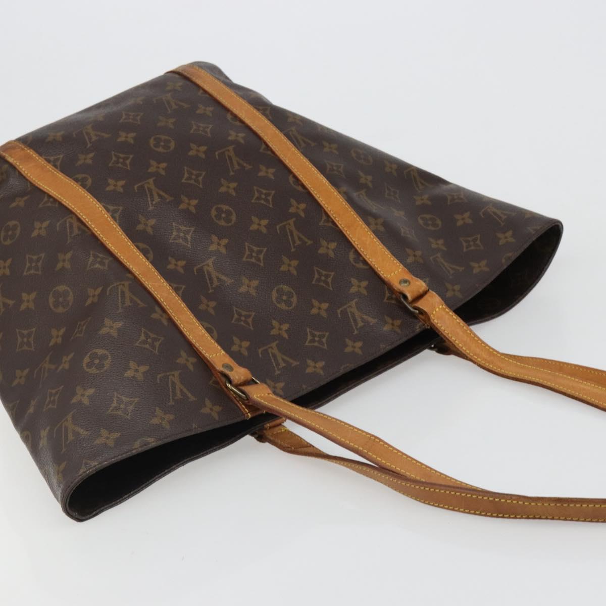 LOUIS VUITTON Monogram Sac Shopping Tote Bag M51108 LV Auth 185549