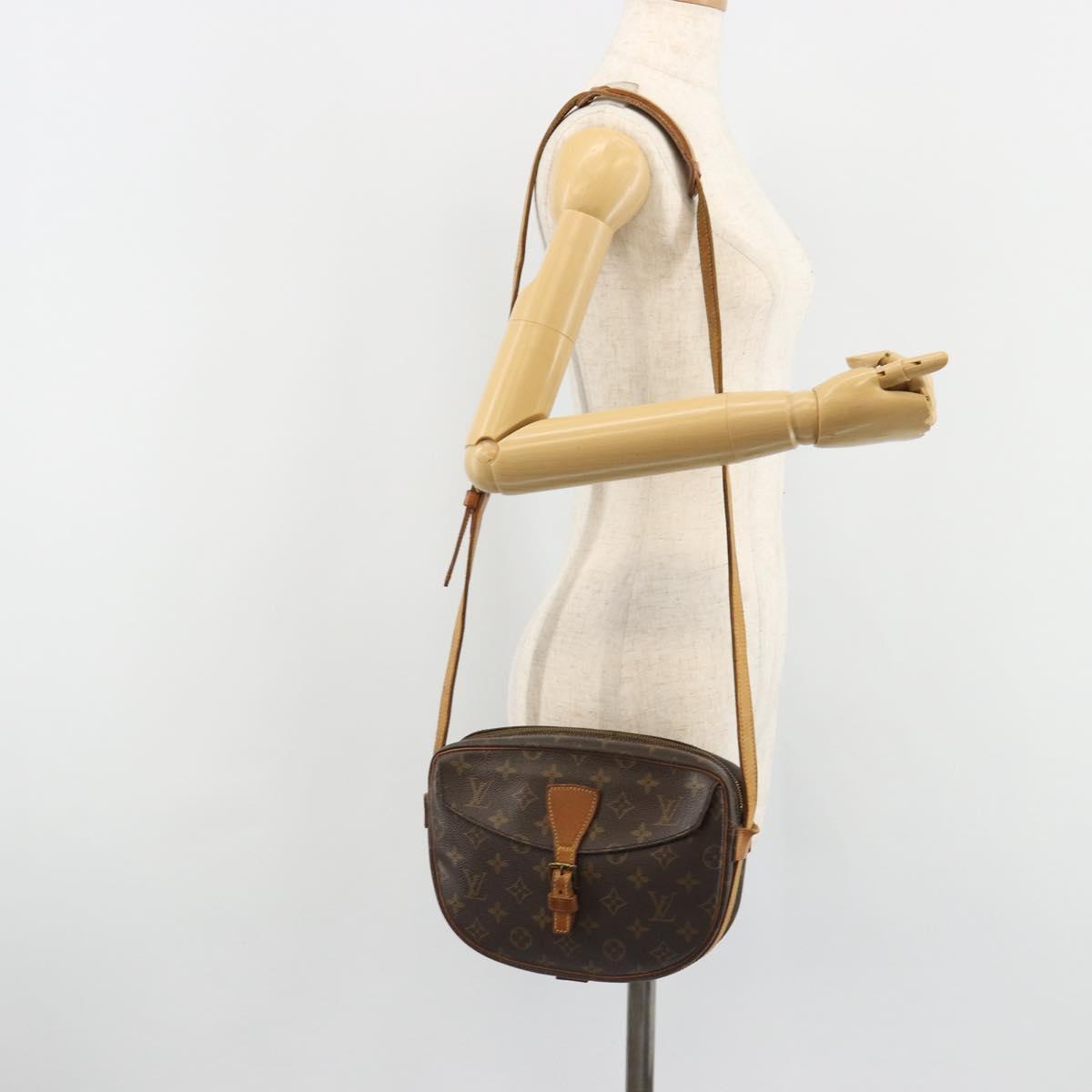 LOUIS VUITTON Monogram Jeune Fille MM Shoulder Bag M51226 LV Auth 185550