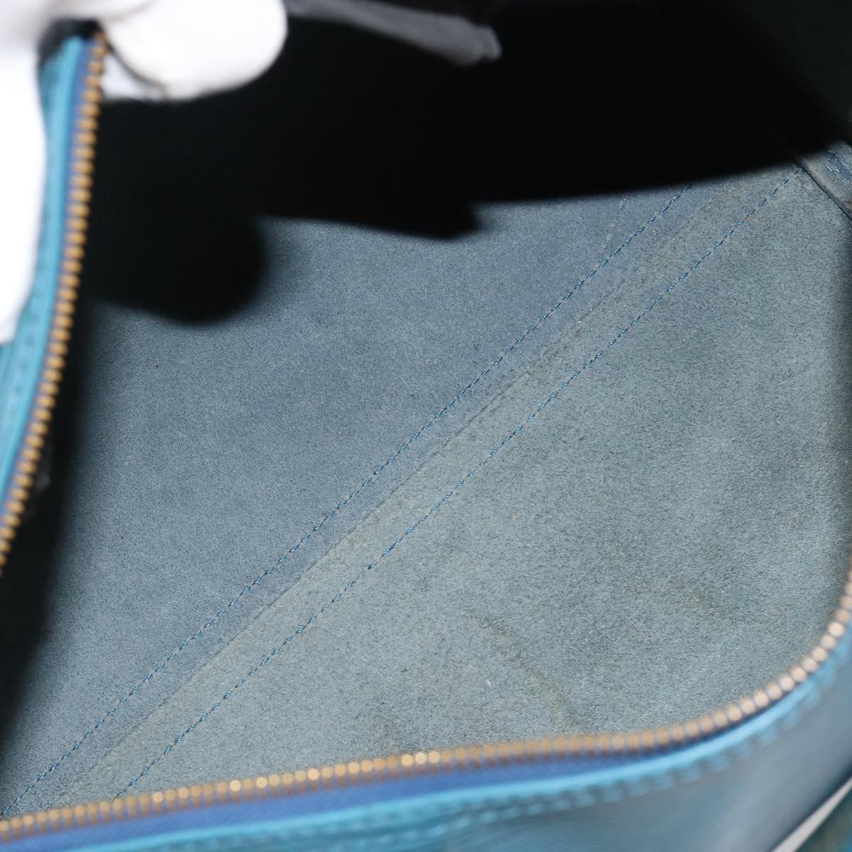 LOUIS VUITTON Epi Speedy 30 Hand Bag Toledo Blue M43005 LV Auth 185554