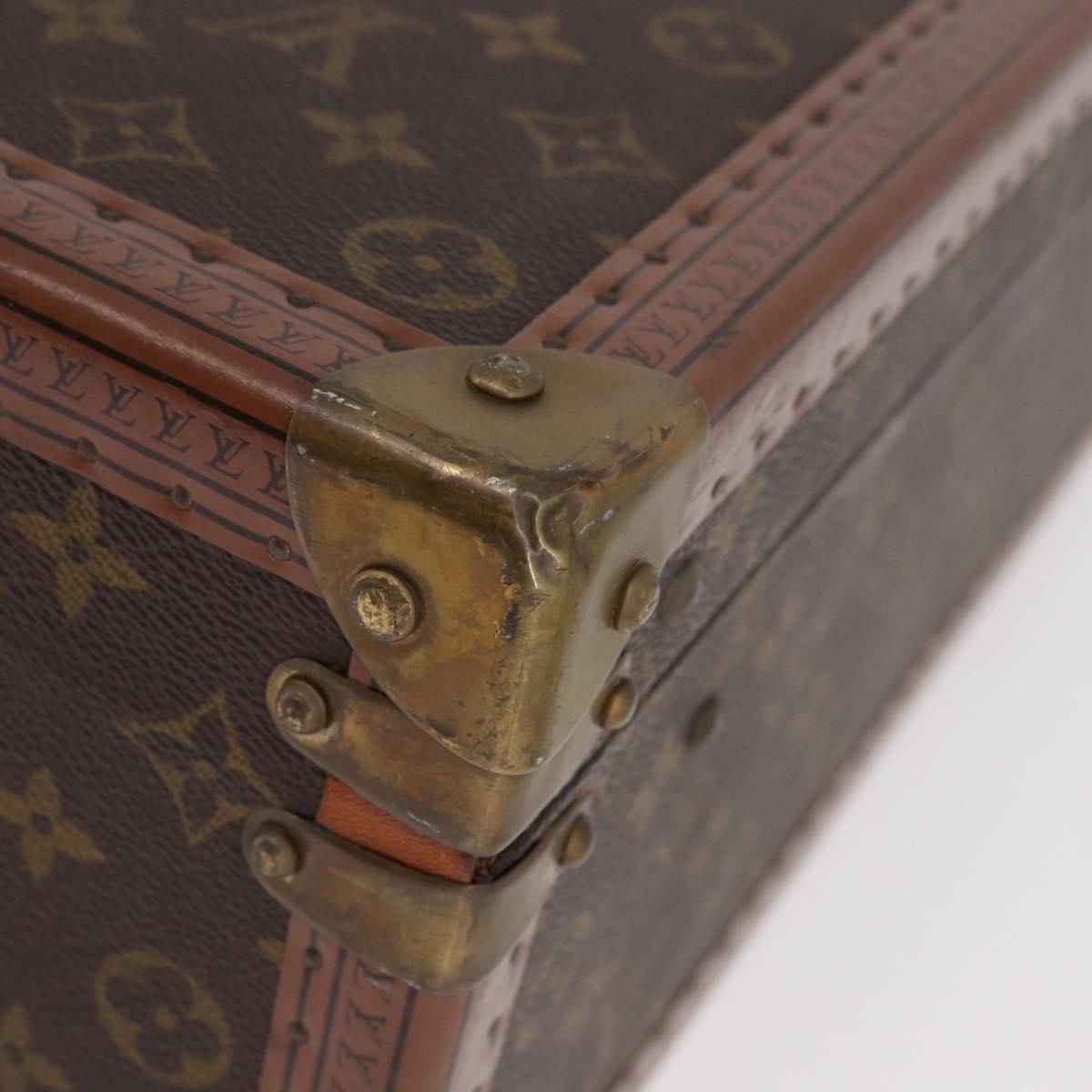 LOUIS VUITTON Monogram Alzer 55 Trunk M21229 LV Auth 185559A