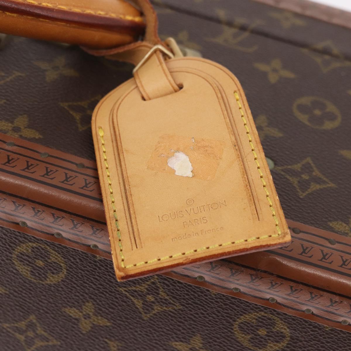 LOUIS VUITTON Monogram Alzer 55 Trunk M21229 LV Auth 185559A