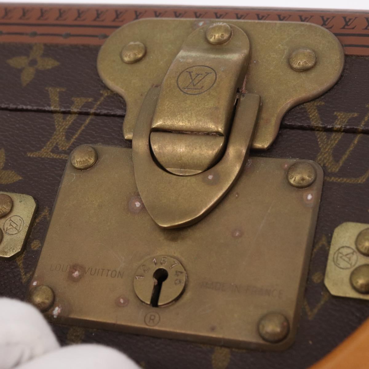 LOUIS VUITTON Monogram Alzer 55 Trunk M21229 LV Auth 185559A