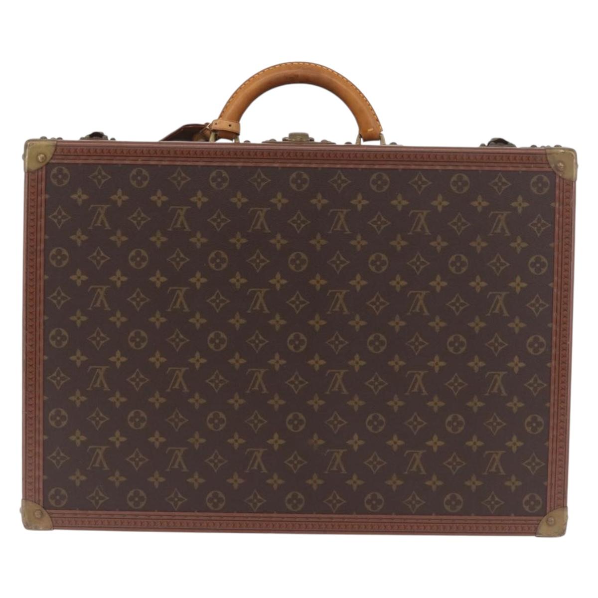 LOUIS VUITTON Monogram Alzer 55 Trunk M21229 LV Auth 185559A
