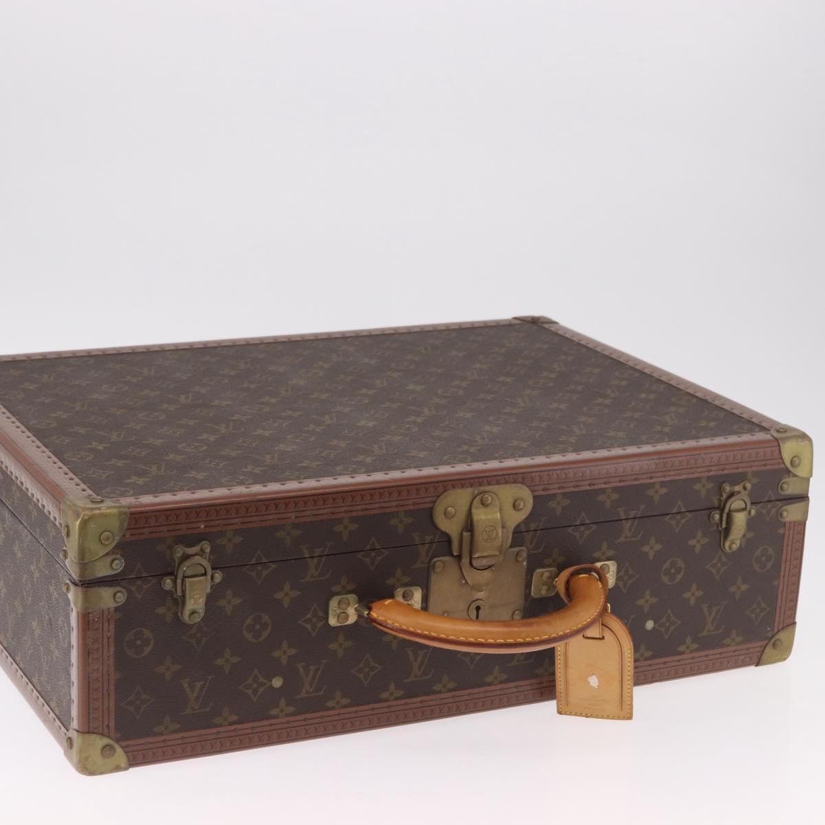 LOUIS VUITTON Monogram Alzer 55 Trunk M21229 LV Auth 185559A